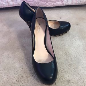 Coach black high heels
